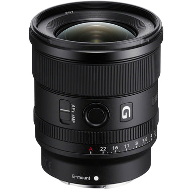 Sony FE 20mm F1.8 G Full Frame Large Aperture Ultra Wide Angle G Lens SEL20F18G