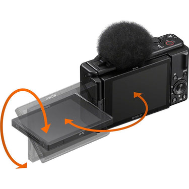 Sony ZV-1F Vlog Camera for Content Creators and Vloggers - Black ZV-1F/B - Open Box
