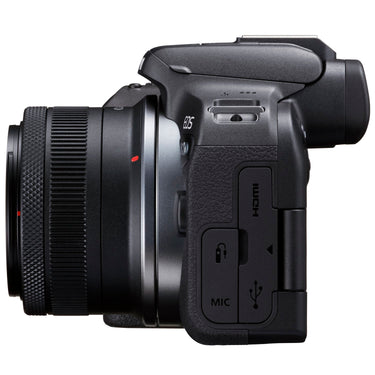 Canon EOS R10 APS-C Camera + RF-S 18-45mm F4.5-6.3 IS STM Lens +3 Year Protection Pack