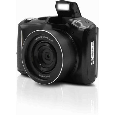Minolta MND50-P 48 MP 4K Ultra HD 16X Digital Zoom Digital Camera (Purple) - Open Box
