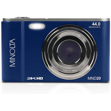 Minolta MND20 44 MP / 2.7K Ultra HD Digital Camera - Blue