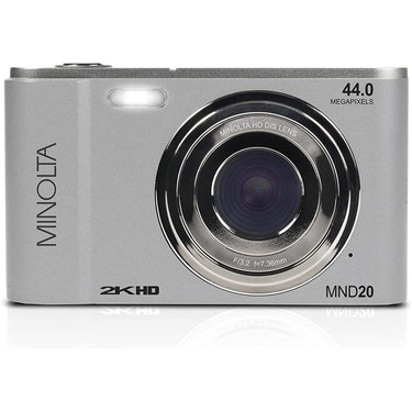 Minolta MND20 44 MP / 2.7K Ultra HD Digital Camera - Silver