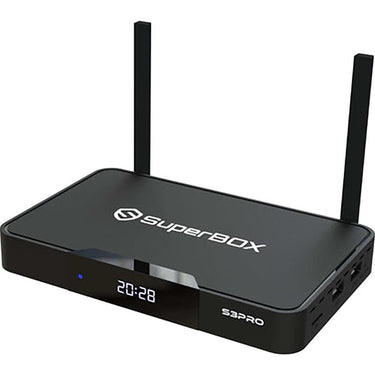 Superbox  Superbox S3 Pro Dual Band Wi-Fi 2.4Ghz 5Ghz Supports 6K Video - Open Box