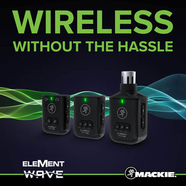 Mackie EleMent Wave LAV - Wireless Microphone System - (2053683-00) - Open Box