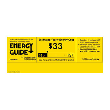 LG OLED77C2PUA 77 Inch HDR 4K Smart OLED TV Factory Refurbished (2022)