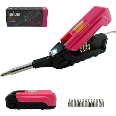 Kelvin The Everyday Multi-Tool with Flashlight Pink 2 Pack