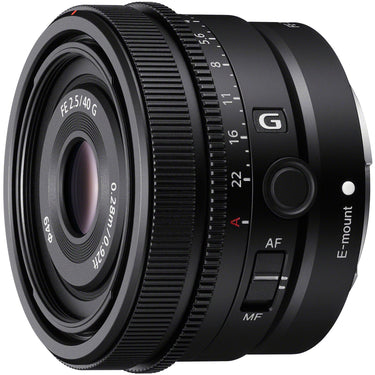 Sony FE 40mm F2.5 G Full Frame Ultra Compact Prime G Lens for E-Mount Open Box