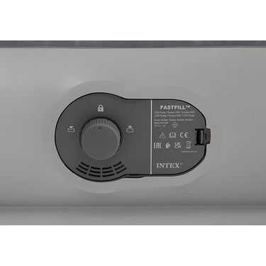 Intex 12" Queen Dura-Beam Standard Prestige Air Mattress with Built-In USB Pump
