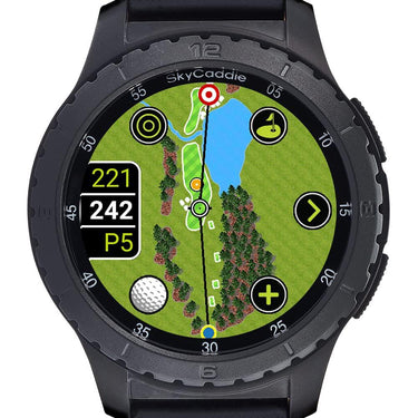SkyCaddie LX5 GPS Golf Watch with Touchscreen Display and HD Color - Black