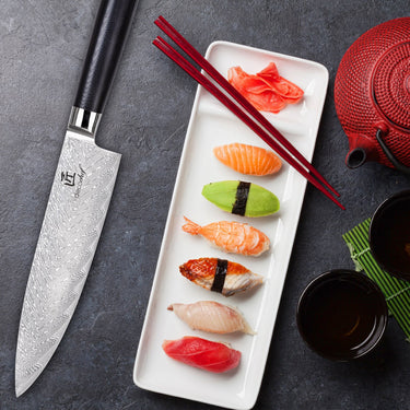 Deco Chef Chef Knife 8-inch Damascus Steel 67 Layers, Japanese Quality Open Box