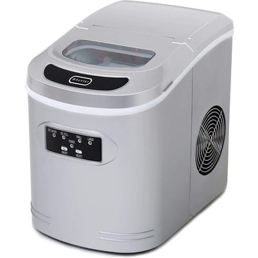 Whynter Compact Ice Maker, 27-Pound, Metallic Silver