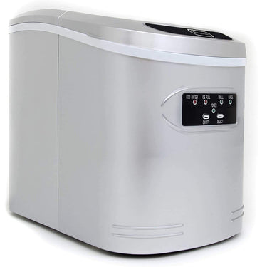 Whynter Compact Ice Maker, 27-Pound, Metallic Silver