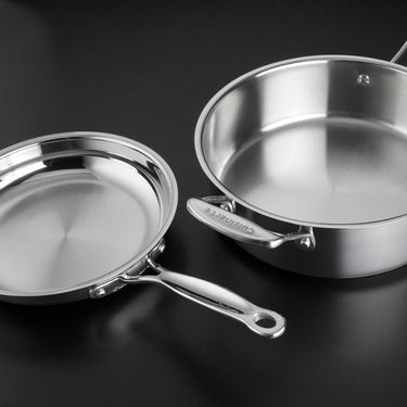 Cuisinart Chef's Classic Stainless 11-Piece Cookware Set with Cookware Rack