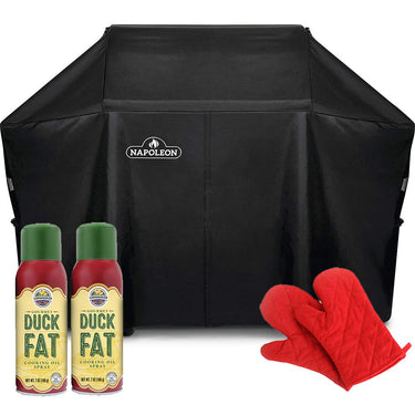 Napoleon PRO 500/Prestige 500 Series Grill Cover + Oven Mitt & Fat Spray 2 Pack