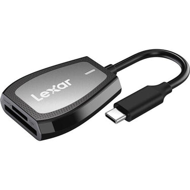 Lexar Pro USB-C Dual-Slot Reader (LRW470U-RNHNU) + 64GB Memory Bundle