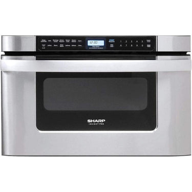 Sharp 24" 1.2 cu. ft. 950W Microwave Drawer Stainless Steel with 3 Year Warranty
