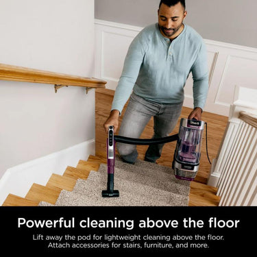 Shark Stratos AZ3000 Upright Vacuum with DuoClean PowerFins HairPro (Refurbished)