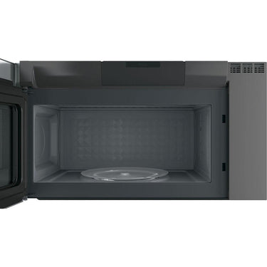 GE Profile 2.1 Cu. Ft. Over-the-Range Sensor Microwave Oven Steel Open Box