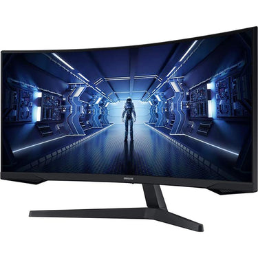 Samsung 34-inch Odyssey G5 Ultra-Wide Curved Monitor - LC34G55TWWNXZA - Open Box