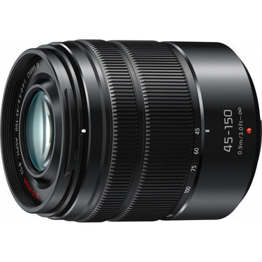 Panasonic LUMIX G VARIO 45-150mm H-FS45150 Black Lens + 7 Year Protection Pack
