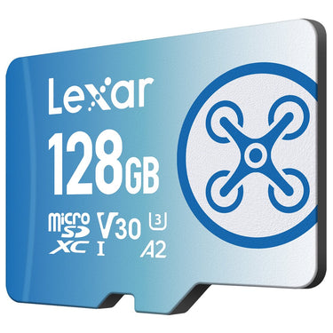 Lexar 128 GB FLY microSDXC UHS-I Memory Card with Bonus Accessories - (2-Pack)