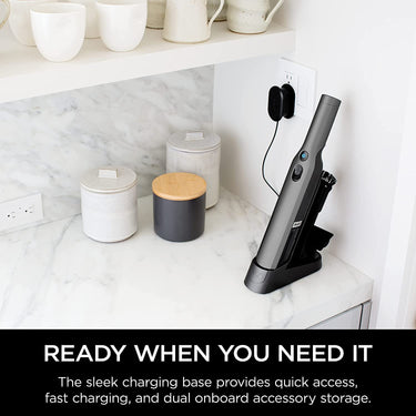 Shark WV201 WANDVAC Cordless Handheld Vacuum, Slate - Refurbished