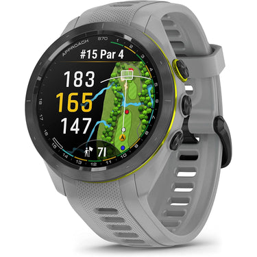 Garmin Approach S70 42 mm Premium GPS Golf Watch, Powder Grey Band (010-02746-01)