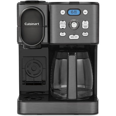 Cuisinart 2-IN-1 Center Combo Brewer Coffee Maker Black with 3 Year Warranty