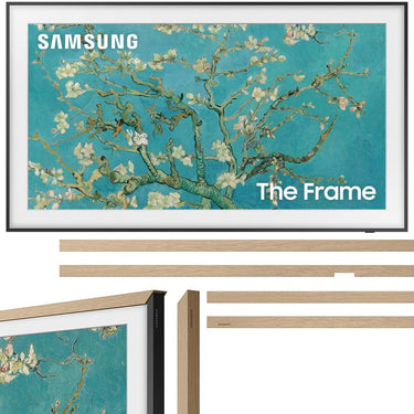 Samsung QN32LS03CB 32" The Frame QLED HDR 4K Smart TV w/ Modern Teak Bezel (2023 Model)
