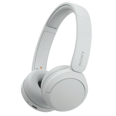 Sony WH-CH520 Wireless Headphones with Microphone, White w/ Warranty Bundle