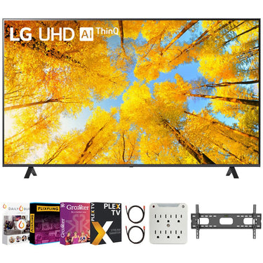 LG UQ7590PUB 70 Inch HDR 4K UHD Smart TV with Movies Streaming Pack