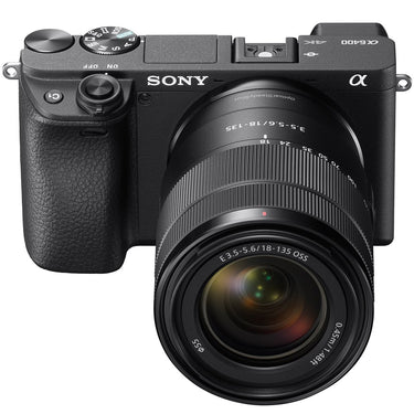 Sony a6400 Mirrorless Camera w/ 18-135mm Lens ILCE-6400MB + Mic, 128GB & More Bundle