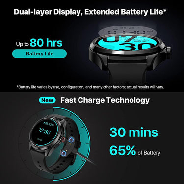 TicWatch Pro 5 Android Smartwatch with GPS; NFC; Mic; Speaker  - Open Box