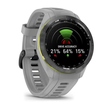 Garmin Approach S70 42 mm Premium GPS Golf Watch, Grey Band with 2 YR Warranty Bundle