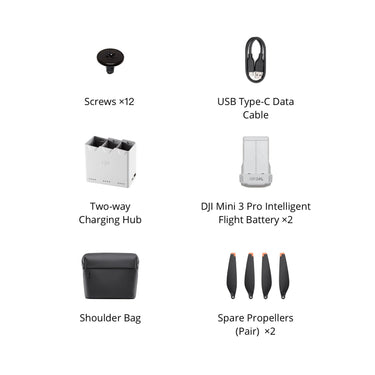 DJI Mini 3 Pro Fly More Kit Drone Accessory Kit with 64GB Landing Pad Bundle