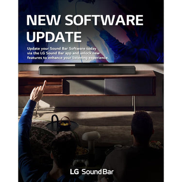 LG S40Q 2.1 Channel Sound Bar and Wireless Subwoofer with Bluetooth
