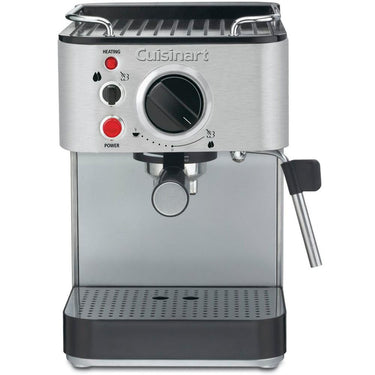 Cuisinart Stainless Steel Manual Espresso Maker with 2 Year Warranty
