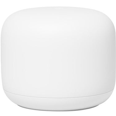 Google Nest Wifi Router And Point 2-Pack Snow GA00823-US Bundle (Refurbished)