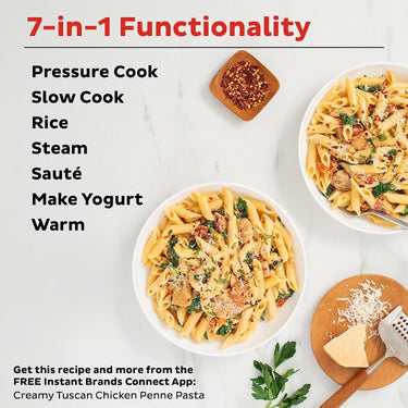 Instant Pot Duo 7-in-1 8 Quart Electric Pressure Cooker (Refurbished)