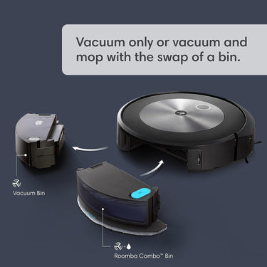iRobot Roomba Combo J5+ Self-Emptying Robot Vacuum and Mop with Smart Mapping