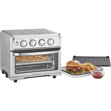 Cuisinart 8-in-1 Air Fryer and Convection Toaster Oven, Stainless - Refurbished (TOA-70FR)
