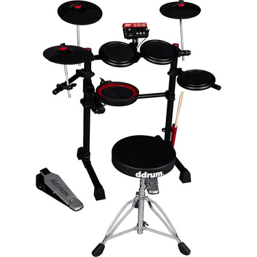DDRUM Complete Electronic Drum Set w/ Mesh Drum Heads - DD EFLEX - Open Box