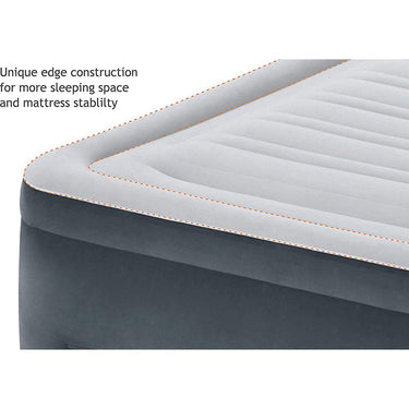 Intex Dura-Beam Deluxe 22" Queen Air Mattress w/ Built-In Electric Pump - Open Box