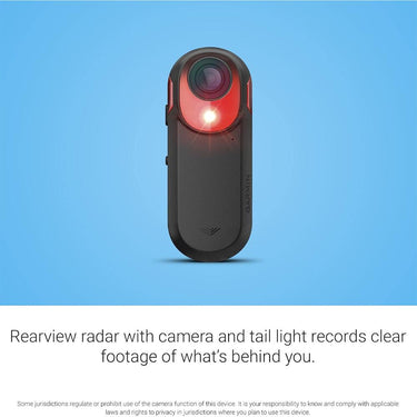 Garmin Varia RCT715 Rearview Radar w/ Camera & Tail Light + Accessories kit