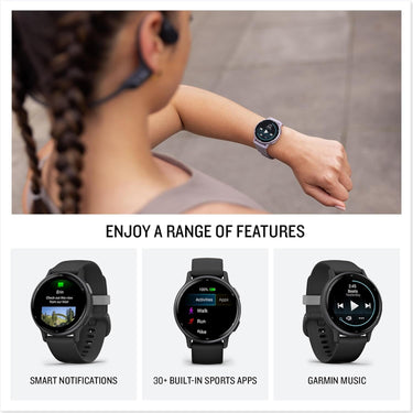 Garmin Vivoactive 5 Fitness Smartwatch, Orchid