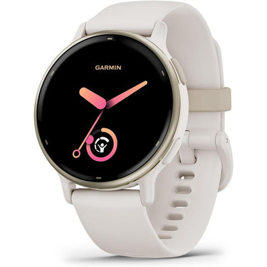 Garmin 010-02862-11 Vivoactive 5 Fitness Smartwatch, Ivory w/ Accessories Bundle