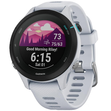 Garmin Forerunner 255 Music GPS Smartwatch, Whitestone w/ Accessories Bundle