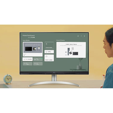 LG 32SQ730S-W 31.5" UltraFine 4K UHD 5ms 65Hz Smart LED Monitor, White