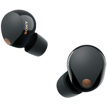 Sony Noise Canceling Truly Wireless Earbuds, Black + Accessories + Warranty Bundle