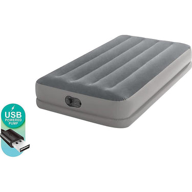 Intex Dura-Beam Prestige 12" Twin Air Mattress with Built-In USB Pump Open Box